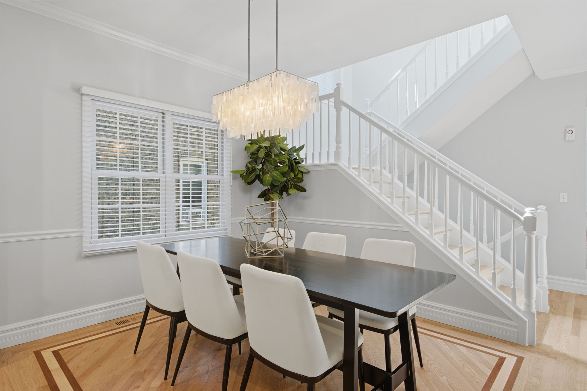 Dining area and staircase