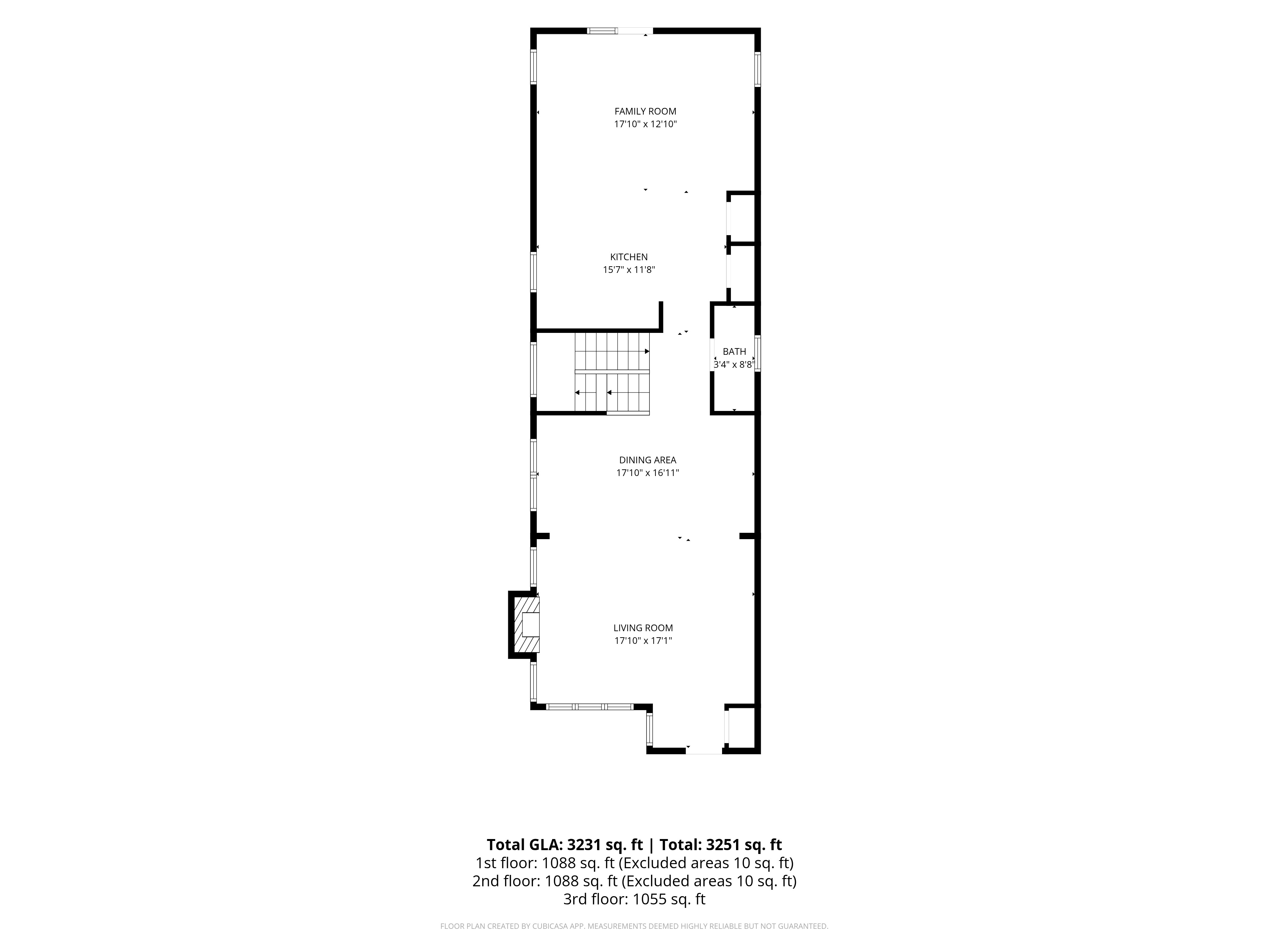 Main level floor plan
