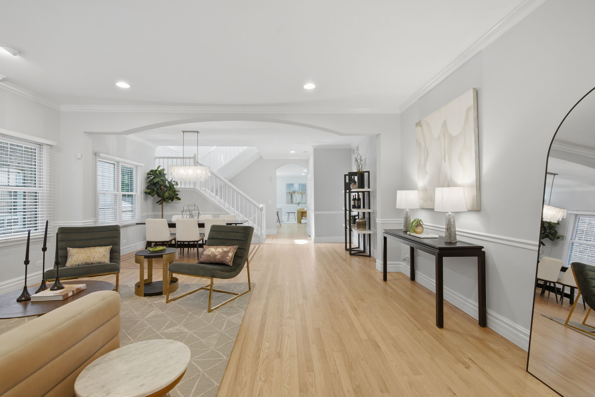 Entry and living room
